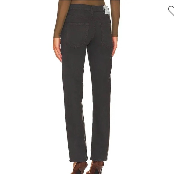 NWT Mother Denim SNACKS! The Down Low Sweet Tooth Skimp Jeans in Faded Black 25 - Picture 4 of 9